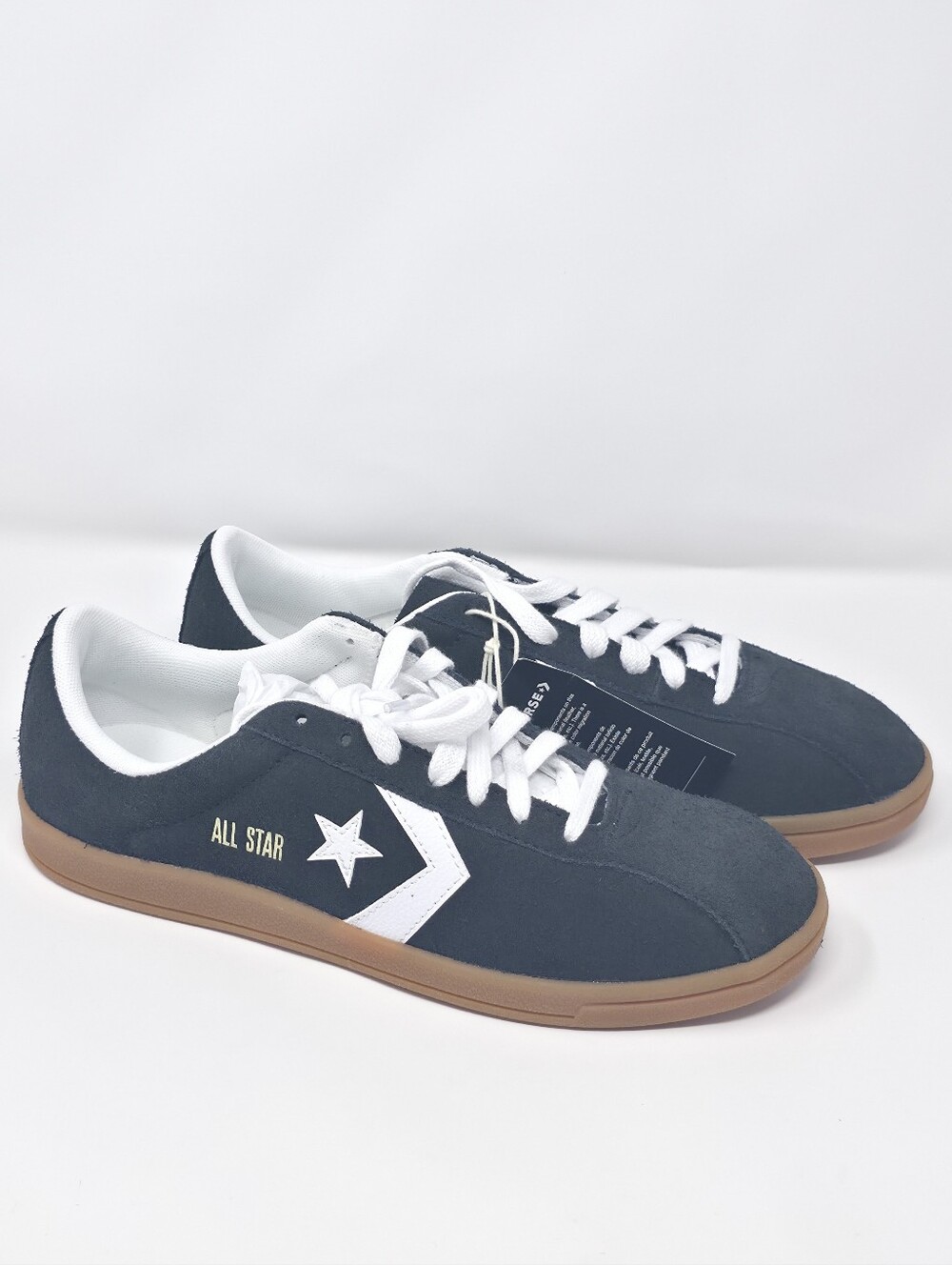 Converse All Star Classic Trainer Ox Black Gum Suede Men's 8 Women's 9.5 NIB